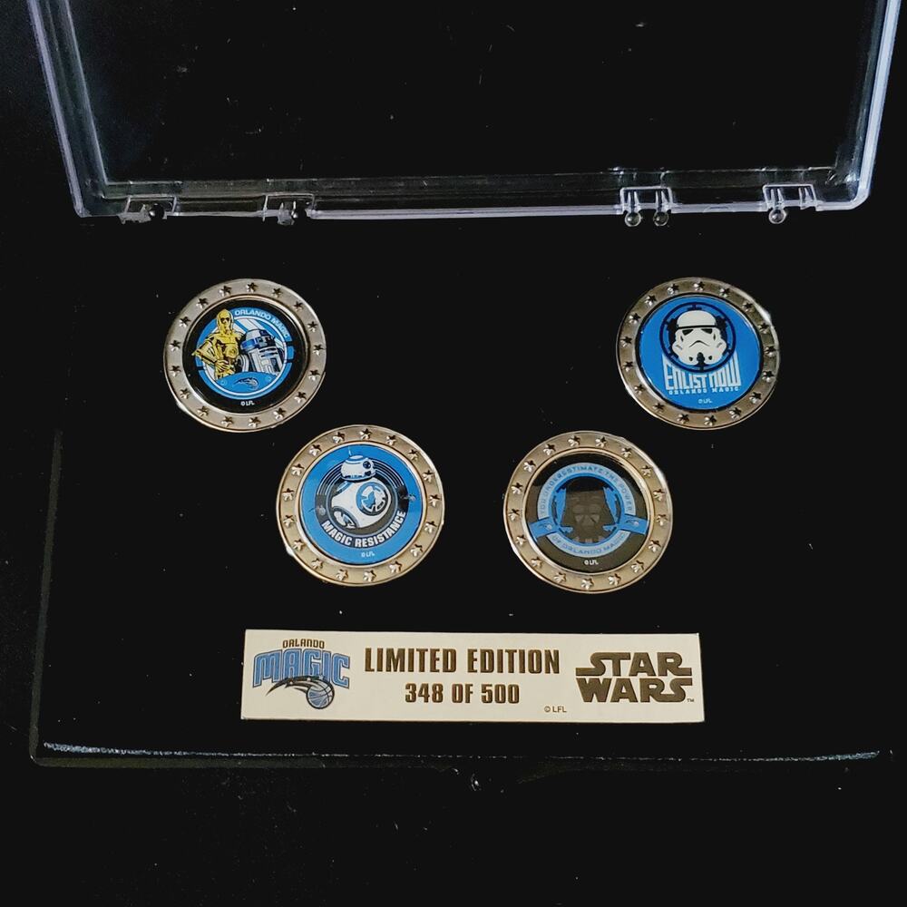 Disney & NBA Orlando Magic Star Wars Night Exclusive Collectors Set 348 of 500